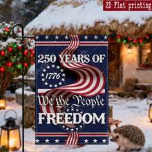 1pc Durable Exquisite Double-Sided Garden Flag | Celebrating The 250th Anniversary Of American Independence, Symbolizing The Spirit Of Freedom With Vibrant American Flag Design, Polyester Material, Easy Hang, Resistant Outdoor Home Decor For Porch - A - Xem 10