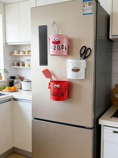 Minimalist Plastic Pen Holder, Interesting Large Diameter Pen Cup Storage Rack, High Capacity Student Dorm Desk Organizer And Office Creative Plastic Material, Including Random Large Diameter Decor, Back To School Season