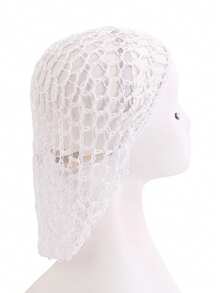 1个编织发网，假发帽，发套，女士护发睡眠帽 - 彩色 - 查看 3