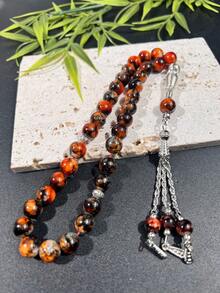 New Arrival Flower Bead Variety Styles Silver Tassel Glass Bracelet, Muslim Prayer Beads - Multicolor - View 6