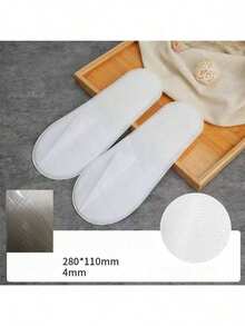 5/10/20 Pairs Disposable Closed-Toe Slippers, Suitable For Home, Guests, Hotels, Bathhouses And Other Occasions, Economical SPA Slippers,Shoe Rack,Storage Saver,Outdoor,Garden,Travel Essential,Portable,Beach Essential,Graduation Season,Commencement,Graduation Ceremony,Graduation Gift,Graduation Present,Graduation Gift,Graduation Present,Congrats Grad,Congratulations Graduate,Valedictorian,Finish School,Graduation Party - Slippers - View 6