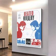 1 PC "Heated Rivalry" Connor & Hudson Art Wall Hanging | Fan Collection Dormitory/Bedroom Decor | High-Definition Printing, Frameless - 1PC - View 3