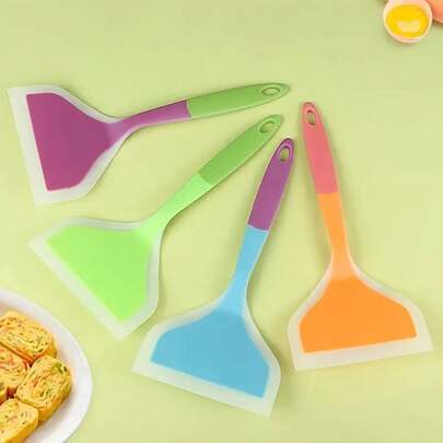 1/2个硅胶玉子烧锅铲，不粘煎蛋饼翻面铲