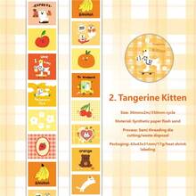 Băng dính Washi bằng giấy tổng hợp lấp lánh Doodle Meow Cloud Series - Hình dán phong cách Salt-Style để trang trí nhật ký, album ảnh và đồ thủ công DIY. - Băng dính cắt sẵn - Xem 9