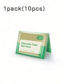 100-Piece Portable Toilet Seat Cover Paper, Suitable For Adults, Disposable Or Flushable, A Must-Have For Travel, Ideal For Airplanes, Road Trips, Camping, And Hotels. Can Be Placed In Toiletry Bags, Makeup Bags, Beach Bags, Vacation Bags, Backpacks, Travel Accessories, Summer Essentials, And Study Supplies. - View 6