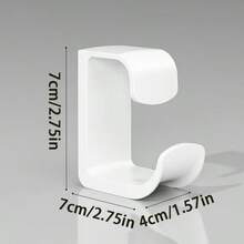 2pcs New Simple Portable No-Drill Washbasin Hook, Multifunctional Hanging Organizer Hook - Multicolor - View 7