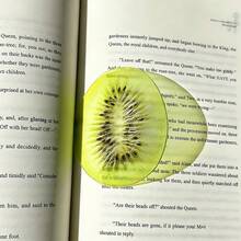 1/11pcs Acrylic Fruit Bookmarks - Watermelon, Apple, Fig, Lychee, Blueberry, Semi-Transparent Fashion Design, Fresh Reading Gift, Suitable For Back To School Season - Fruit Series - View 17