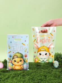 50个复活节兔子礼品袋,复活节兔子礼品包装袋,复活节派对用品,复活节装饰品,复活节卡通风格手提袋,复活节彩蛋包装袋,复活节小鸡装饰品,复活节小礼品袋,复活节糖果袋,复活节收纳袋,复活节购物袋,复活节桌面装饰,复活节房间装饰,复活节家居装饰,复活节户外装饰,春季装饰,复活节礼品袋,春季礼物,派对小礼品 - 復活節兔子小雞 - 查看 8