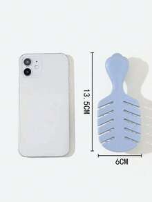 1pc Portable Anti-Static Mini Massage Hair Brush, Essential Travel Hair Brush - / - View 5