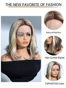 13*4*1英寸蕾丝前置真人发假发，适合日常佩戴 - S4/4/27 - 查看 3