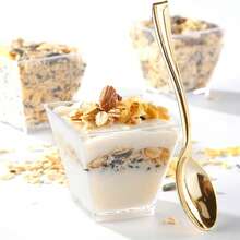 1/5/10/25/50/75/100/150/200/250pcs/Set Dining Tableware Set, Suitable For Buffet, Catering, Party, Kitchen, Home, Wedding, Birthday, Party Supplies And School Use - Gold - View 9