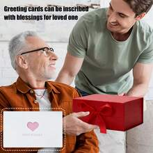 9.5英寸 x 7.1英寸 x 4.3英寸 中号带盖礼盒，适合母亲节、生日、婚礼、新娘派对、毕业典礼、伴娘礼物及各种场合。 - 查看 3