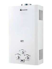 Calentador de Agua de Gas LP para Hogar 12 Litros/Minuto, 1 Servicio, Boiler de Paso (73 * 39 * 24  cm). Bluelander - Blanco - Ver 6