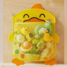 Organizador de Brinquedos de Banho Infantil em Formato de Pato Amarelo com Ventosa e Bolsa de Armazenamento em Tela - Fibra de Poliéster, Bolsa Organizadora para Brinquedos Aquáticos, Rede de Armazenamento para Pendurar no Banheiro - Presente Perfeito para Aniversário/Natal/Halloween/Páscoa/Ano Novo/Feriados/Dia das Crianças - Multicolorido - Ver 12
