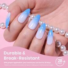 Beetles Medium Almond Nail Tips 576pcs 12 Sizes, Pre-Etched Soft Gel Nail Tips Half Matte Full Cover Press On False Nail Tips - Bộ móng giả hình hạnh nhân cỡ trung bình 576 chiếc (móng giả khắc chữ X) - Xem 9