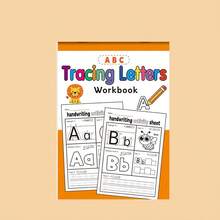 64 Pages Handwriting Practice Notebook - Includes Common Vocabulary, Highlighted And Writing Practice, English Uppercase And Lowercase Letters, And Spelling Skills Writing Course - Multicolor - View 4