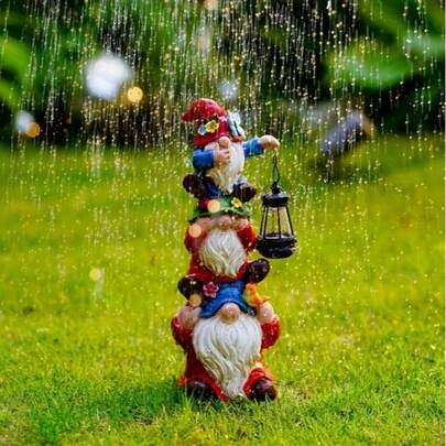 New 2D Acrylic Flat Garden Planter Decor, High Ground Ox Sculpture Garden Ground Stake