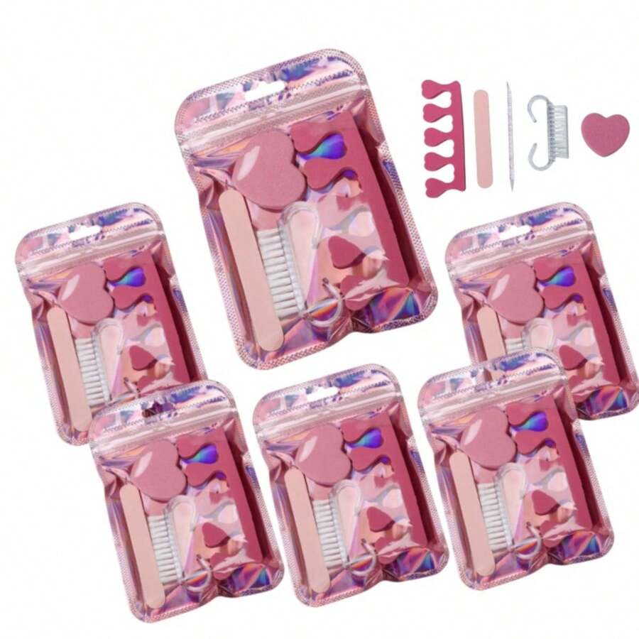 Bộ dụng cụ làm móng tay và móng chân 50/30/5 món, bao gồm dũa mút, dũa móng, que đẩy móng, cọ vẽ móng, phụ kiện làm móng, dụng cụ đánh bóng mini, bộ chuẩn bị móng giả, bộ chăm sóc móng di động | Bao bì nhỏ gọn | Bộ dụng cụ làm móng du lịch | Dụng cụ làm móng dùng một lần, Quà tặng, Quà tặng cho bạn bè, Quà tặng cho người yêu, Quà tặng ngày Valentine, Quà cưới