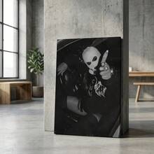 1pc, Frameable, Black And White Style, Human Figure Theme, Sign, Suitable For Living Room Decor, Bathroom Decor, Bedroom Decor, Suitable For Holiday Decoration - Multicolor - View 8