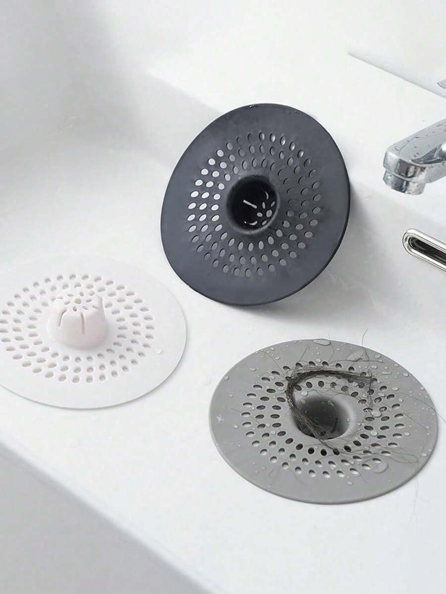 5.23 Inch X 0.9 Inch Silicone Drain Plug, Suitable For Bathroom, Kitchen, Bathtub And Sink, Prevents Hair And Debris Clogging - Multicolor - View 1