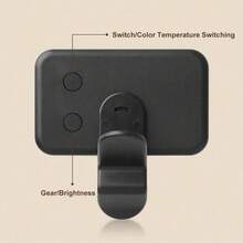 Luz LED de relleno para selfies con 3 modos de iluminación, brillo ajustable, recargable por USB, diseño portátil de clip, apta para fotografía con smartphone, portátiles, tabletas, reuniones, luz de relleno para maquillaje - Unitalla - Ver 11