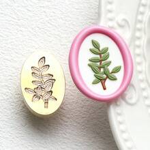 Cabezales de sello de cera con patrón floral en relieve - Rosa, Diente de león, Cabezales de sello de cobre con tulipán - Multicolor - Ver 27