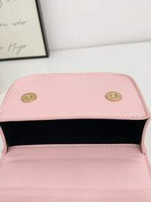 儿童时尚小号女童斜挎包幼儿公主迷你方包多功能女童单肩包 - 粉色 - 查看 7