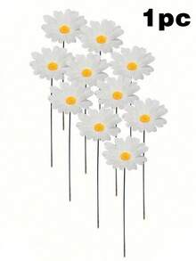 10/5 piezas Decoración de flores artificiales altamente realistas - Decoración de inserción en el suelo al aire libre, decoración de jardín al aire libre, decoración de villa de paisaje de girasoles falsos, decoración de patio, decoración de jardín, decoración de fiesta festiva, jardín de hadas, decoración de fiesta, decoración del hogar, decoración, decoración de paisaje al aire libre, decoración de cerámica, decoración de jarrones, artículos decorativos, regalo para ella, regalo para él, regalo para la madre, regalo para el padre, regalo para el abuelo, regalo para la abuela - decoraciones de flores artificiales - Ver 9