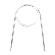 11pcs/Set Stainless Steel Round Knitting Crochet Hooks Set, 80cm Length, With Storage Bag, DIY Handcraft Tools - 80cm - View 9