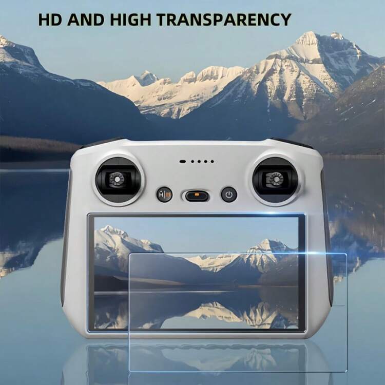 2pcs, 9H Hardness Tempered Glass Screen Protector, Compatible With DJI Mini 4 Pro/Air 3/Mavic 3 Pro/Mini 3/Mini 3 Pro/Air 2S RC/RC 2/RC Pro 2 Remote Controller, Matte, Anti-Scratch Screen Protector - View 5