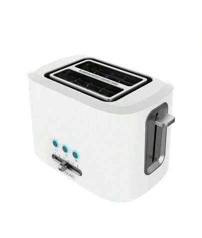  Tostadora Blanca 980W con Ranuras Extraanchas y Funciones Avanzadas para Desayunos Perfectos de Cecotec