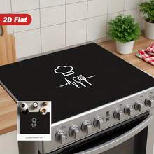 1pc Scratch-Resistant Protective Mat Suitable For Induction Cooktop, Stove And Ceramic Hob, Multi-Functional Stove Cover, Easy To Clean, Heat-Resistant, Beautiful Home Kitchen Decor - Multicolor - View 2