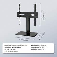 TV Mounts, Stands & Turntables - màu đen - Xem 7