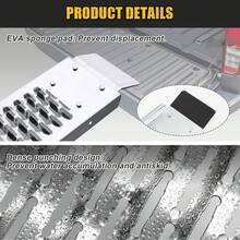 1pc of Metal Folding Ramp, Supports a Weight of 200.0 Kg - Suitable for All-Terrain Motorcycles And Atv/Utv/Off-Road Vehicle Access, Foldable Design for Easy Storage, Durable Motorcycle, Rescue, And Cargo Transport Ramp - Compatible with Trucks - Plateado - Ver 1