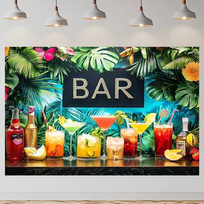 Escena tradicional de bar irlandés, bandera de poliéster - Decoración multifuncional para fiestas, hogares, jardines y celebraciones al aire libre. Puede elegir cualquier estilo o tamaño.