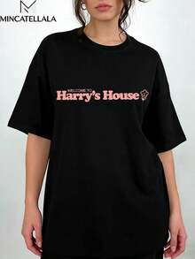2026 Top Harry's House Tracklist Collage Before And After Images, Men's Clothing, Men's T-Shirts, Valentine's Day Gifts, Men's Summer Clothing, Boyfriend Gifts, Printed T-Shirts, Holiday Clothing, Fashion, Unisex. - Black - View 6