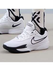 Nike AIR ZOOM G.T. CUT ACADEMY男子實戰運動籃球鞋 - 白色 - 查看 3