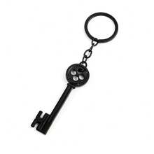 Fantasy Animated Movie Ghost Mom Keychain Black Key Pendant Halloween Gift Zinc Alloy - KC0059 - View 3