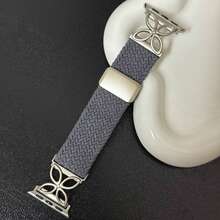 1pc Upgrade Braided Band With Mag Clasp Compatible With Apple Watch Dial Of 38mm 40mm 41mm 42mm 44mm 45mm 46mm 49mm Women Men, Adjustable Soft Nylon Solo Loop Compatible With IWatch Series 11 10 9 8 7 6 5 4 3 Ultra 3 2 1 SE, Four Leaves Clover Strap - 42(Series 3 2 1)/44/45/46/49MM - View 19