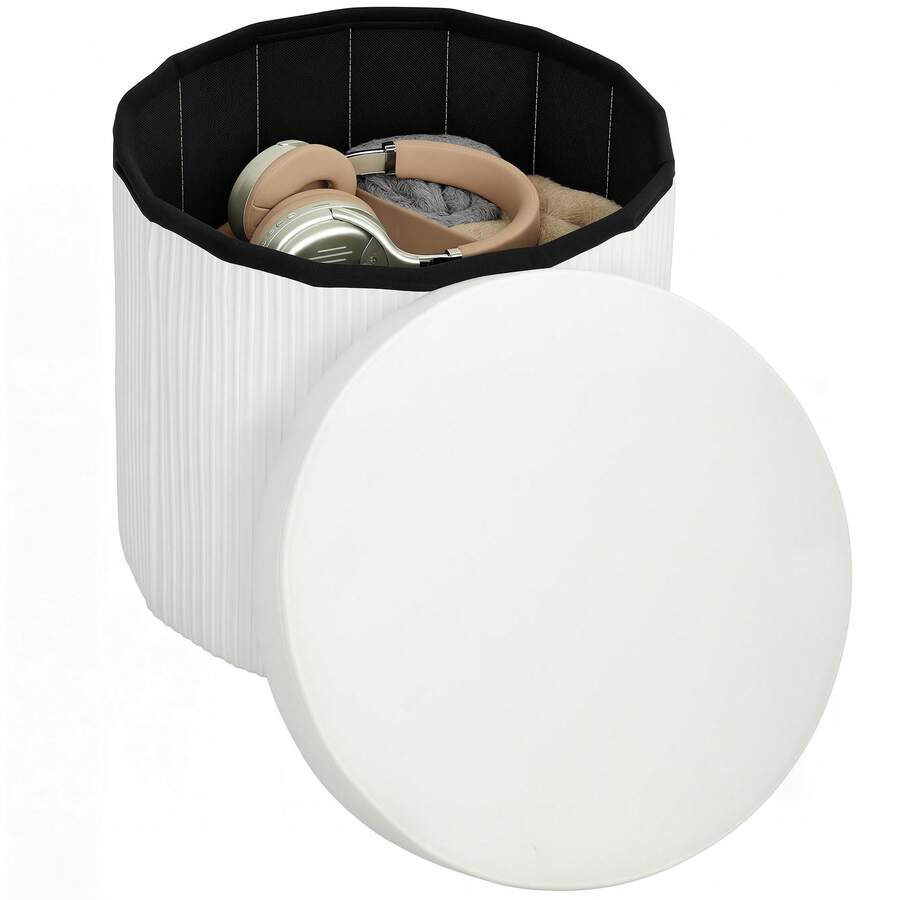 HOMCOM Storage Benches & Ottomans - 奶油 - 查看 1