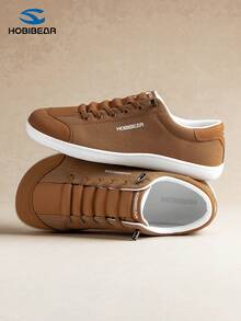 HOBIBEAR 宽鞋头极简赤足鞋，透气舒适，男女皆宜的户外跑步徒步鞋 - 棕色 - 查看 4