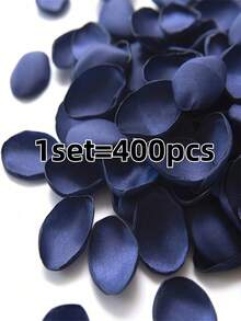 400片装丝绸玫瑰花瓣，婚礼花瓣，紫色、白色、红色花瓣，仿真玫瑰花瓣，人造花瓣，求婚篮装饰，走道新娘礼物，派对餐桌装饰 - 400PCS - 查看 11