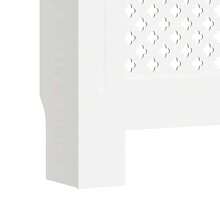 vidaXL MDF Radiator Cover  80.7" - White - View 10