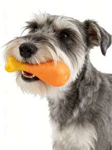 2pcs Squeaky Rubber Chicken Leg Pet Toy, Dog Chew Toy Squeaky Rubber Round Chicken Leg - Orange - View 8