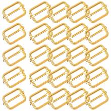 25pcs 1 Inch Metal Rectangular Adjustable Webbing Sliders, Suitable For Wallets, Buckles, Straps, Backpacks, Pet Leashes, Leather Crafts - One Size - View 8