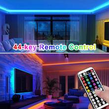 3ft-100ft Remote Control Color Adjustable LED Light Strip, Suitable For Room Decor, Bedroom, Home, TV Backlight, Living Room, Game Room, 6 DIY Modes, Adjustable Color & Brightness - Nhiều màu - Xem 3