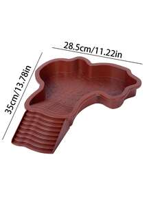 2pcs/Set Reptile Swimming Pool With Ramp, Reptile Food & Water Bowl, Reptile Habitat Decor For Geckos, Snakes, Turtles, Lizards - Multicolor - View 3