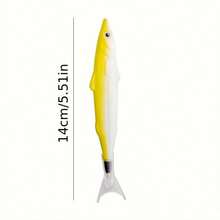 3支随机新款创意鱼形圆珠笔，海洋系列，黑色鱼形笔，学生可爱文具 - 套裝 - 查看 9