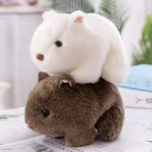 1pc Realistic Guinea Pig Plush Doll Doll, Mini Desktop Companion Plush Doll, Children's Birthday/Easter Gift - Multicolor - View 11