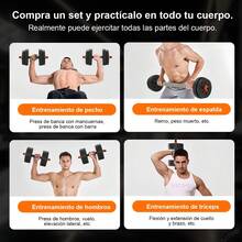 Kit De Mancuernas, Pesas Y Barra Recta Ajustable De 15 Kg - 15 kg - Ver 6